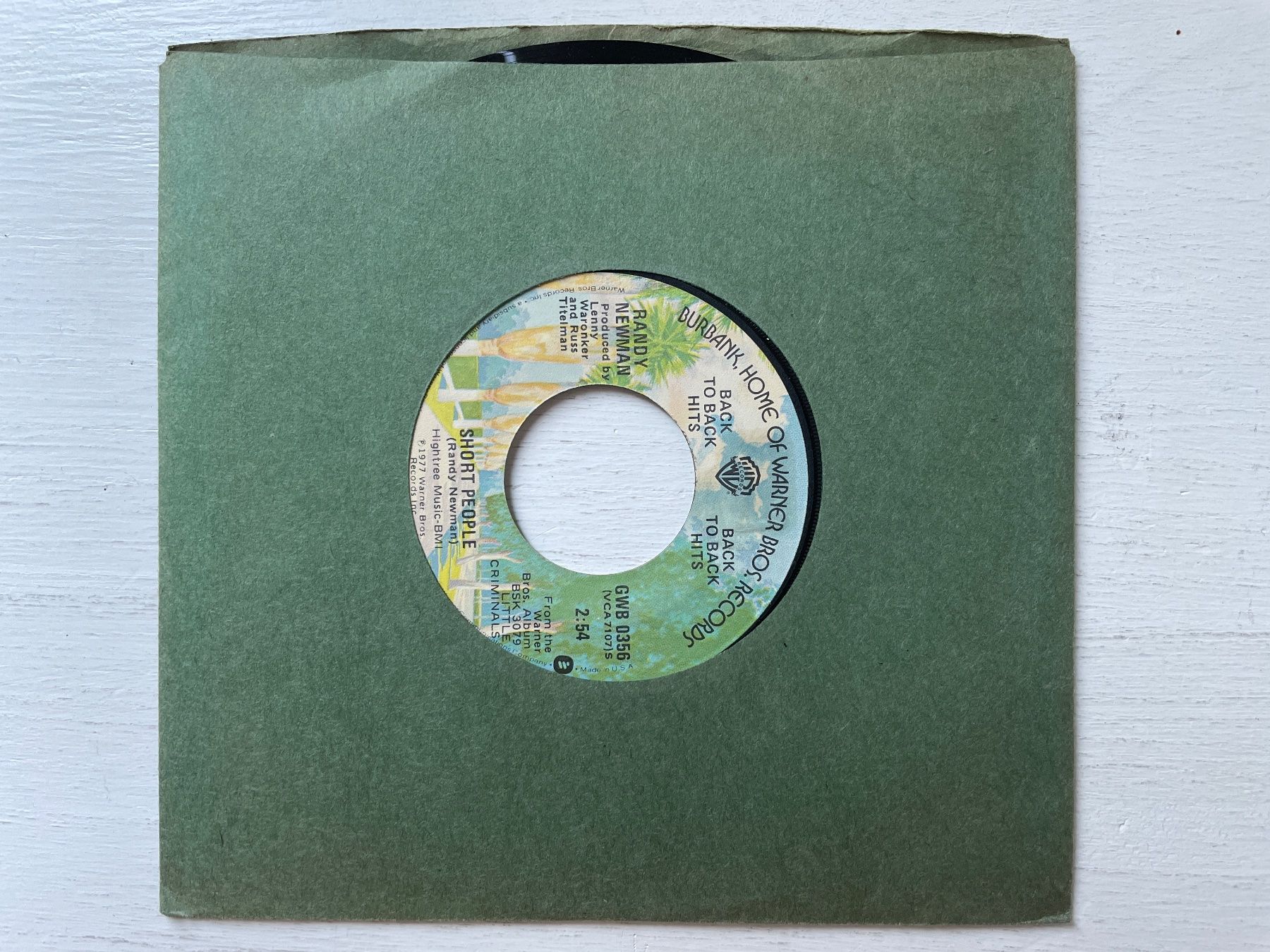 Dischi in vinile: Randy Newman - Short People / Baltimore - 7" Single – Usato da Zürich venduto da Andy_t71 1