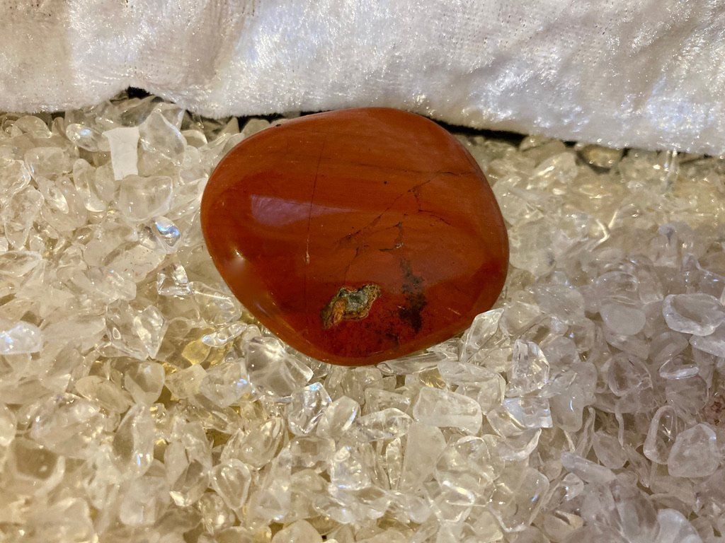 Minerali & Pietre curative: Jaspis-rot Heilstein/Handschmeichler – Nuovo (secondo la descrizione) da Biberist venduto da Steine