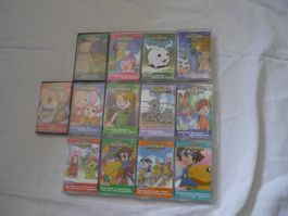 13x Kassetten - Digimon 2-14 teil - Hörspiel Rar Pokemon