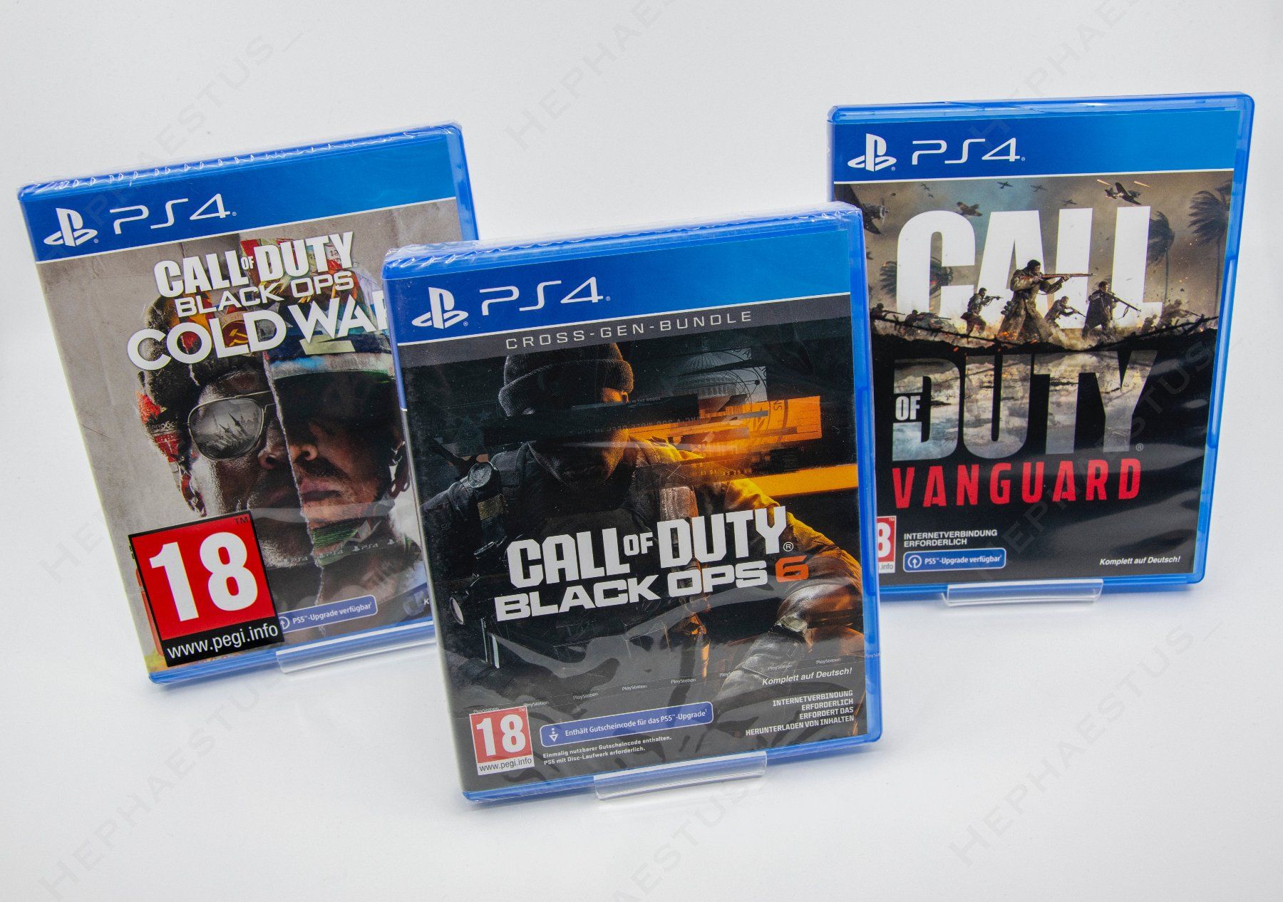 Jeux: CoD: Black Ops Cold War, Vanguard & Black Ops 6 PS4 Trio – Neuf (Voir description) à Effretikon par Hephaestus_