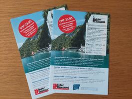 2 Schifffahrt Tageskarten bis 30.4.27 braucht kein Halbtax