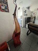 Lampada da terra con motivo tribale, altezza 140cm, ben tenu
