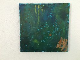 Acrylbild auf Leinwand ohne Rahmen