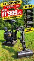 Bagger mini Bagger  Zwei Jahres Garantie & 6x Anbaugerät