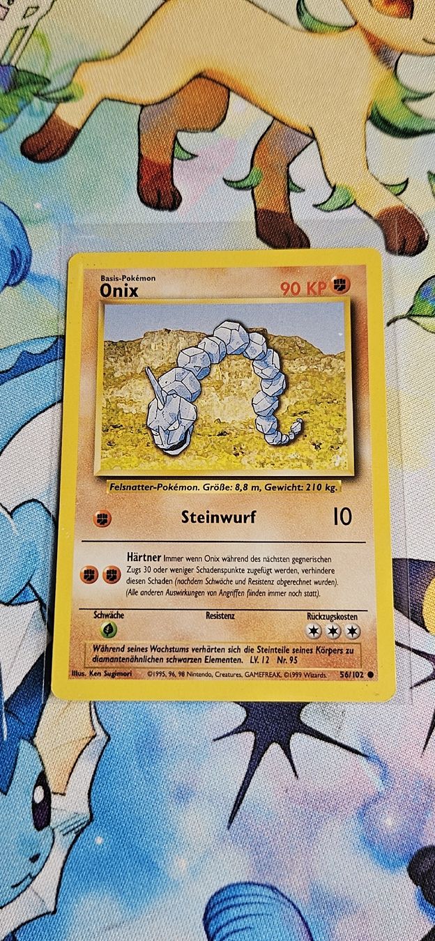 Pokémon Sammelbilder & Trading cards: Onix 56/102 Base Set DE – Gebraucht aus Belp von Ginus85