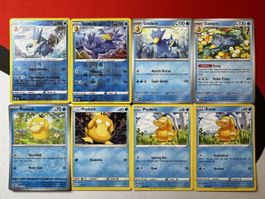 POKÉMON / 8x Golduck + Psyduck Lot 🇺🇸🇩🇪