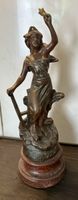 antike französische Allegorie-Skulptur „Agriculture“✨ca 1900