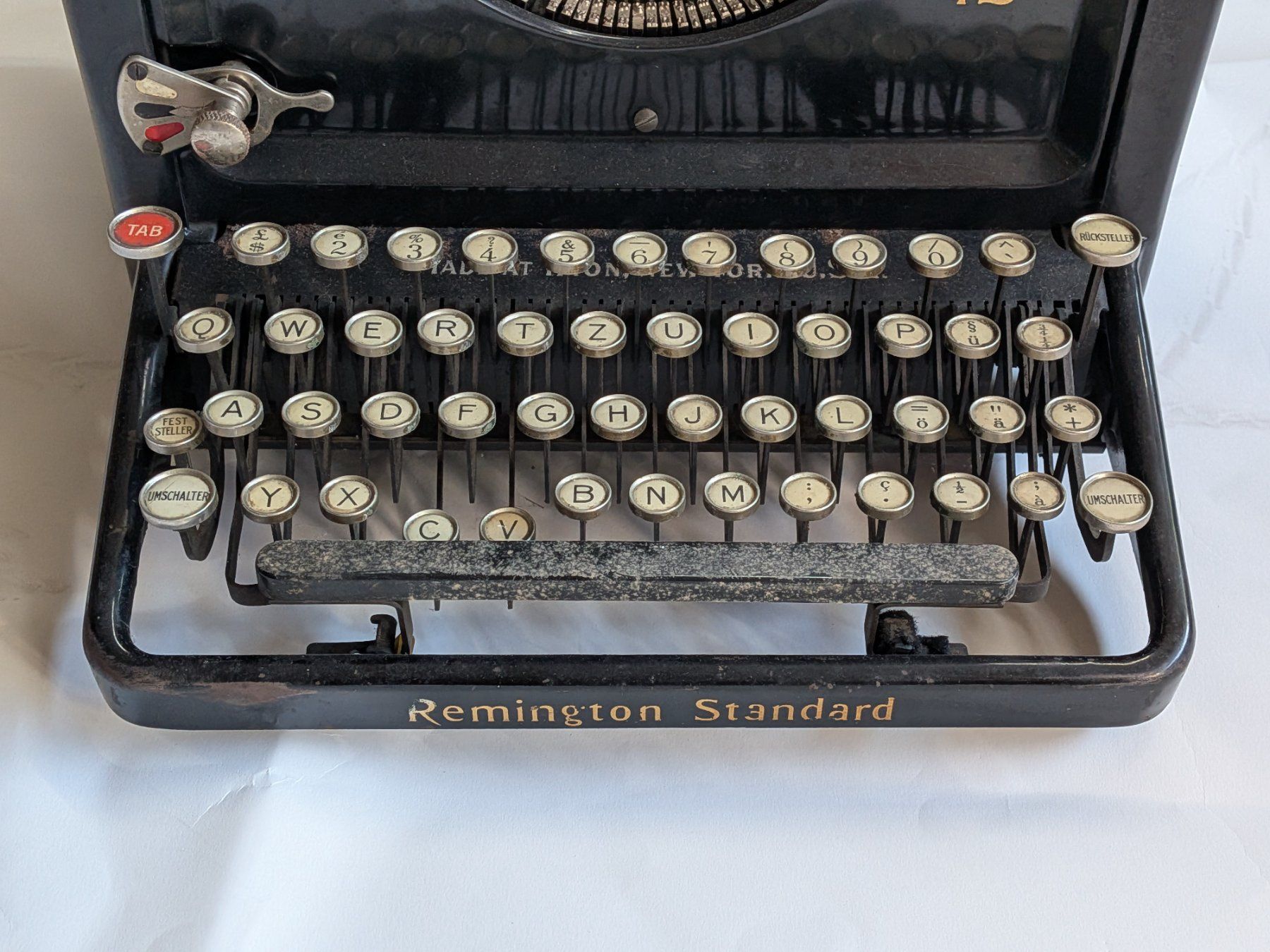 Remington Macchine da scrivere: Schreibmaschine Remington Standard 12 – Usato da Zürich venduto da vitibaba 1