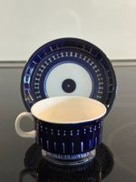 Espressotasse + Unterteller Prokope Arabia Valencia 60er Jah