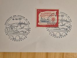 LUXEMBOURG - Centenaire des chemins de fer 4-10-59