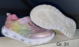 Farbige Blinkschuhe von Skechers, Gr. 31