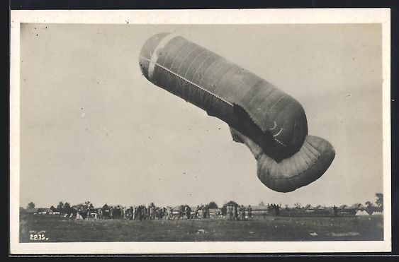 Foto & Poster: AK Fessel-Ballon beim Start – Usato da Berlin venduto da bartko-reher