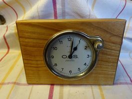 Bord Uhr O.S Ateliers Seignol Frankreich 8Tage Werk ca.1920