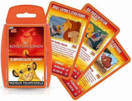 Giochi: Top Trumps Quartett / König der Löwen – Nuovo e nell'imballaggio originale da Oensingen venduto da Liquidations-Shop