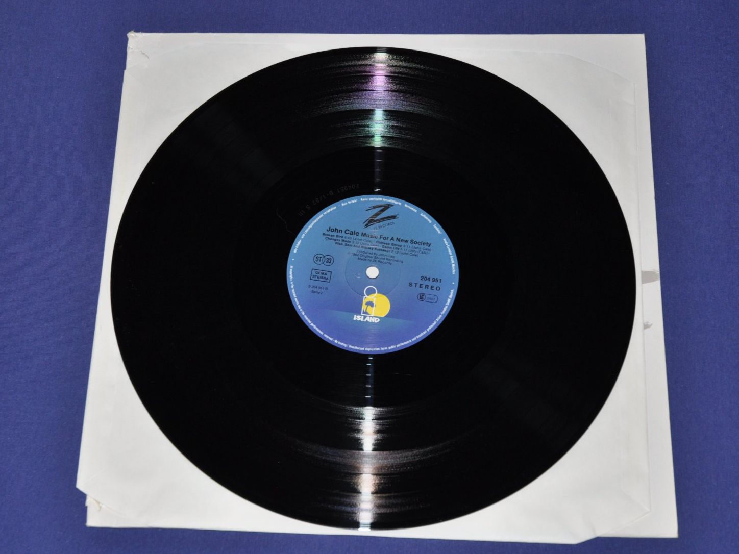 Dischi in vinile: LP John Cale - Music For A New Society – Usato da Boll venduto da Theodora15 3