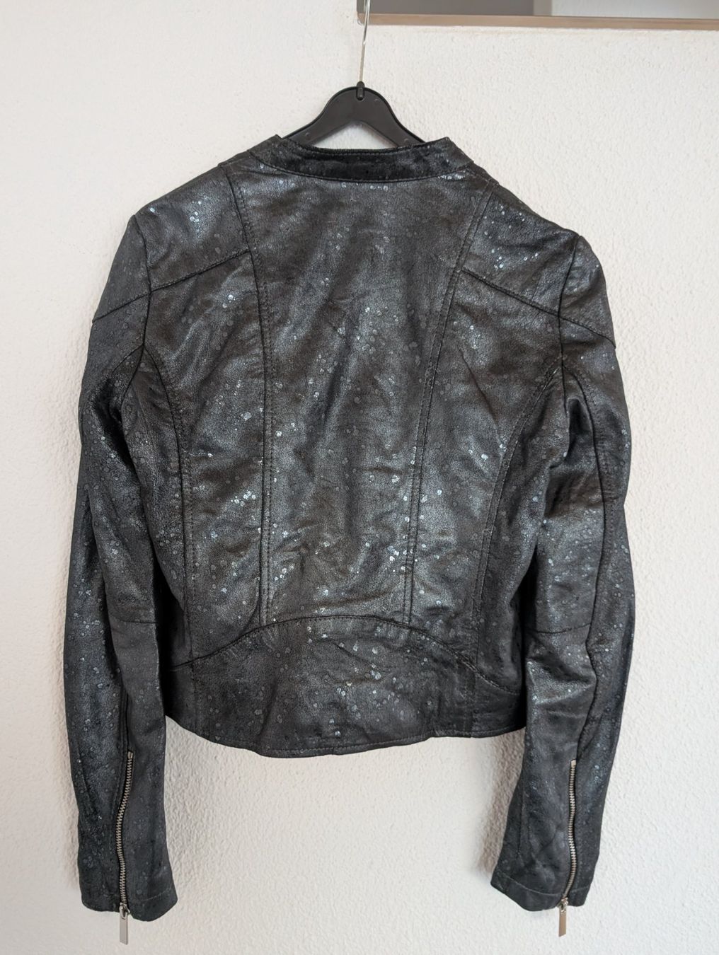 Giacche: Crone Damen Lederjacke, Gr. M, Schwarz, – Usato da Volketswil venduto da Thopas6871 2