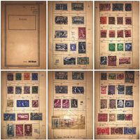 Sehr altes Auswahlheft (No. 27) mit sehr alten Briefmarken
