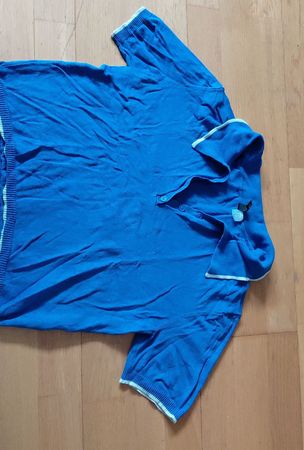 Damen Polo Shirt blau Grösse M