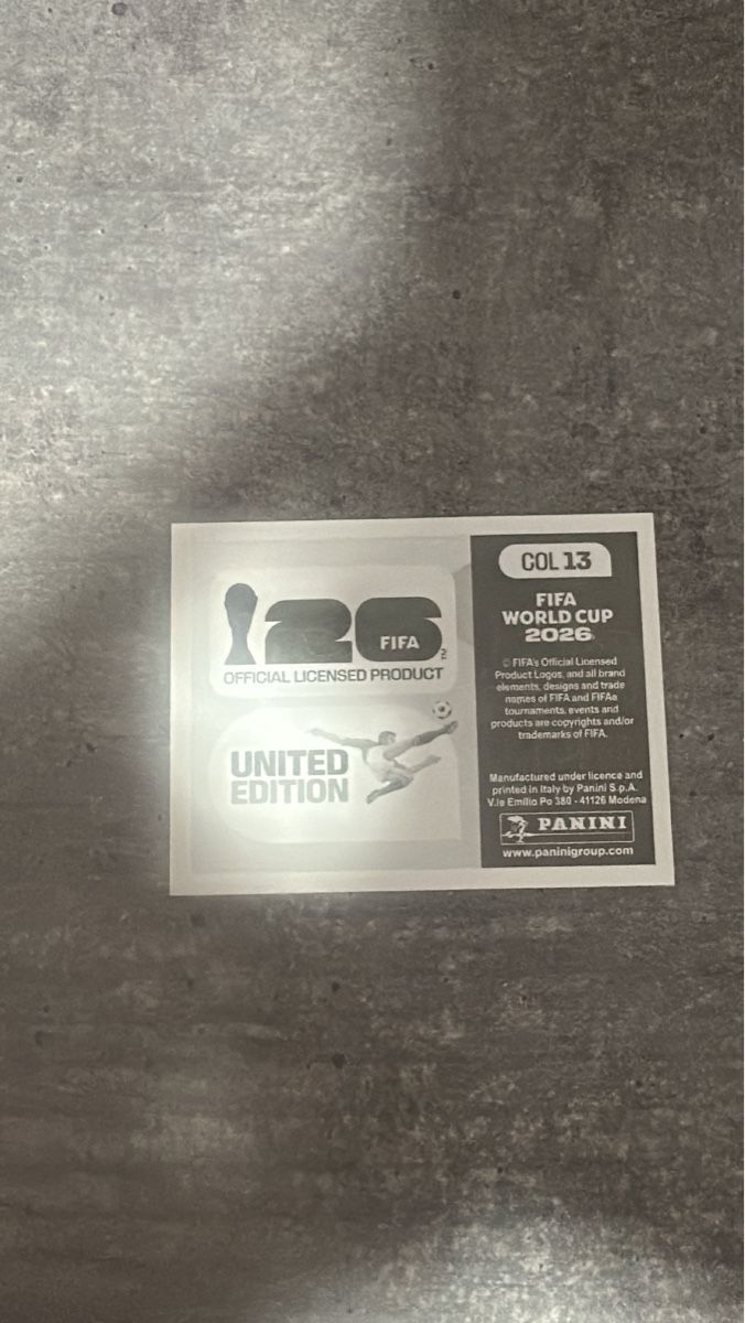 Panini Carte collezionabili: COL 13 , FIFA WORLD CUP 2026 PANINI  – Nuovo (secondo la descrizione) da Frauenfeld venduto da 1PegPeg1 1