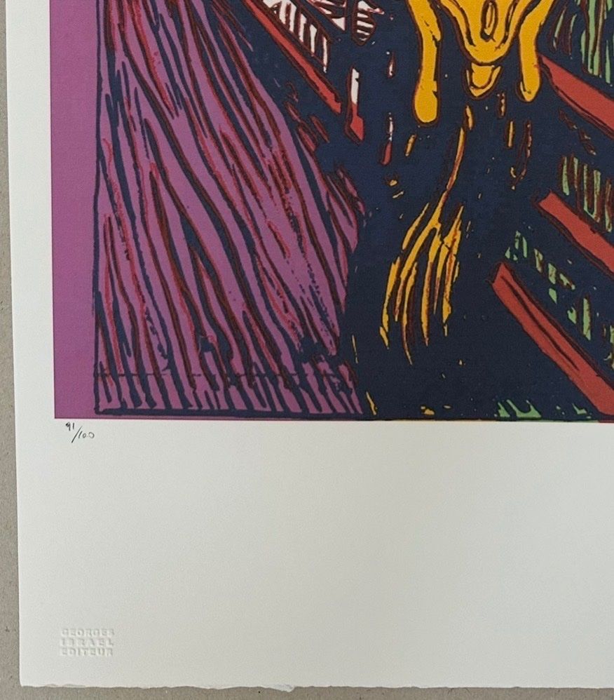 Gemälde: Andy Warhol: Der Schrei, POP ART 91/100 – Neu (gemäss Beschreibung) aus Meilen von Smgdesign 1