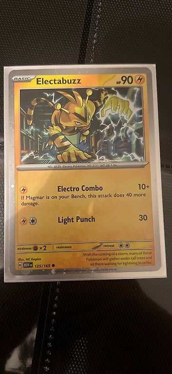 Carte collezionabili: Pokemon Elektabuzz MEW 125 EN Holo – Usato da Gordola venduto da Lokimaster