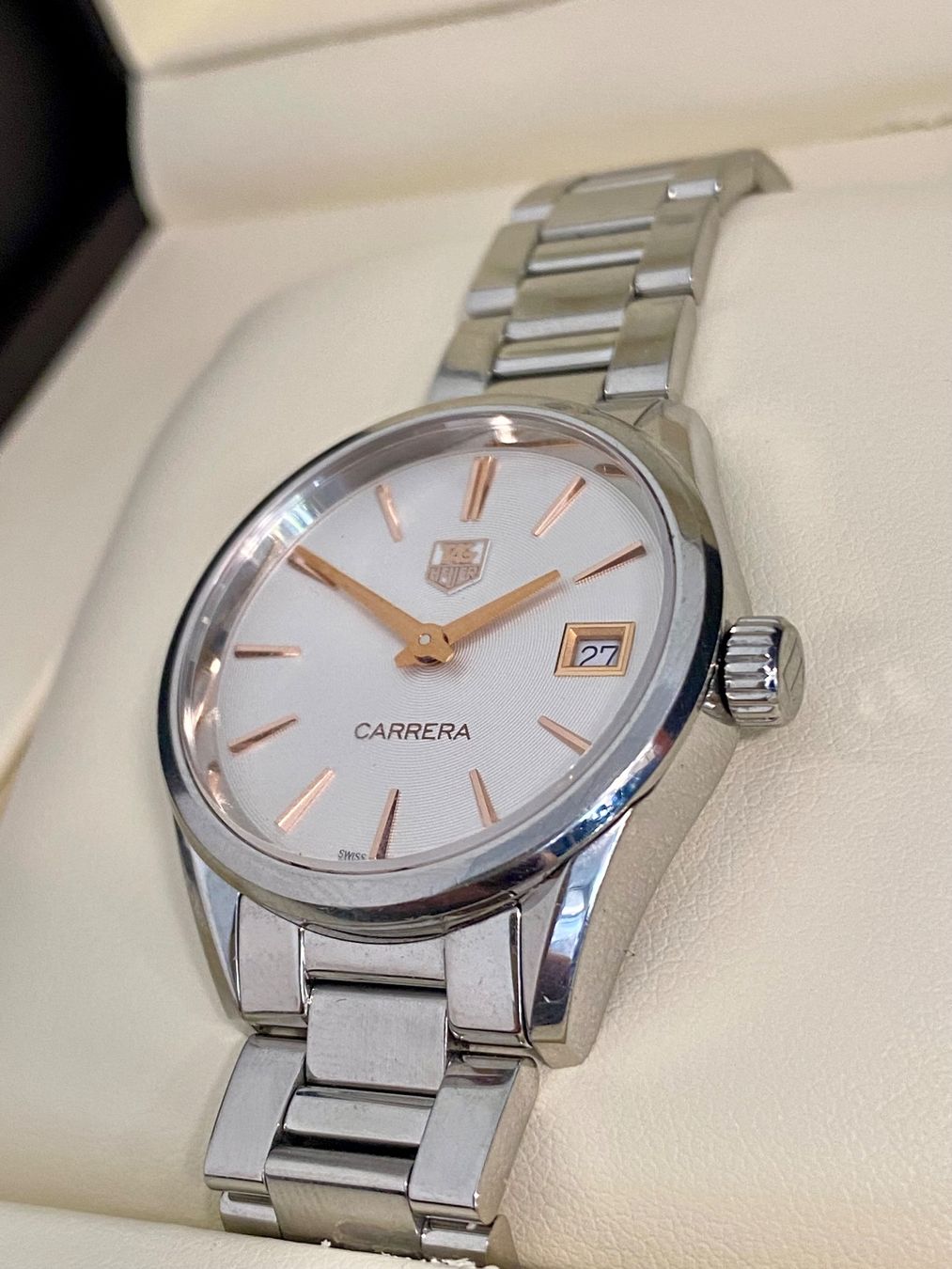 Tag Heuer Uhren: Tag Heuer Carrera Lady Data Quartz Acier 32mm – Gebraucht aus Sion von ROBY_ROBY_ROBY