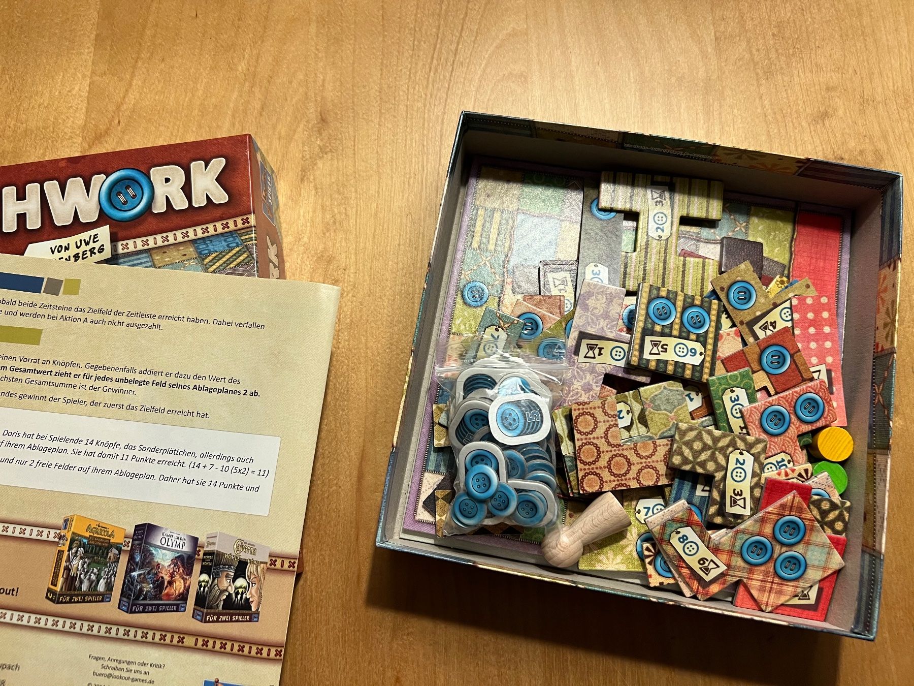 Giochi: Two 2 player games: Patchwork and Royal Visit – Usato da Bern venduto da feder17 2
