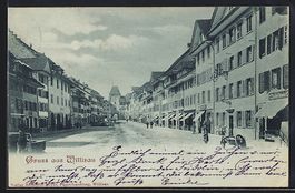 Mondschein-AK Willisau, Strassenpartie m