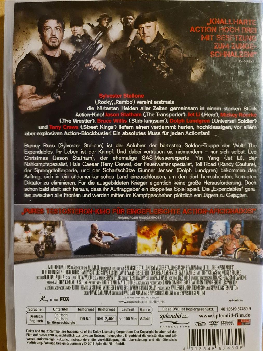 Tutti i DVDs: The Expendables – Usato da Dintikon venduto da Vexi 1