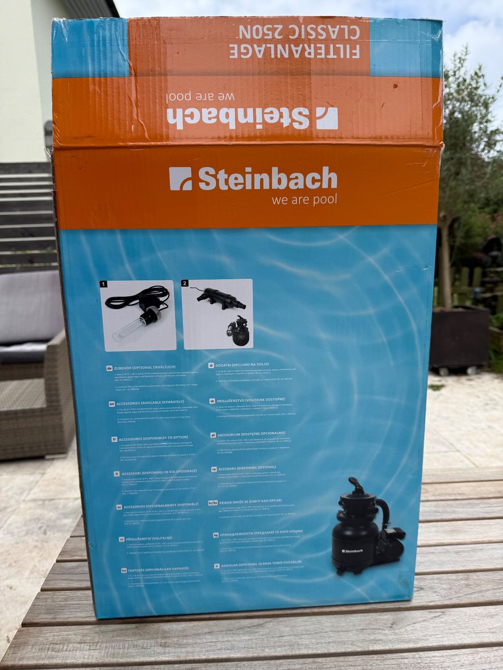 Accessori per Piscine: Filterpumpe Pool Steinbach Classic 250N – Nuovo e nell'imballaggio originale da Basel venduto da schneider.bernet 4