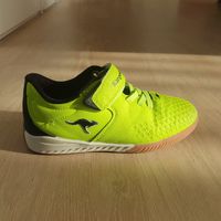 Kangaroos Neon Gelb Kinder Hallen Turnschuhe, Grösse 34 Top