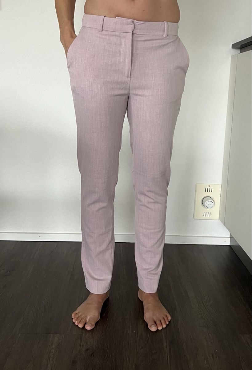H&M Pantaloni: Elegante Stoffhose rosa - 36 – Usato da Leissigen venduto da tahari