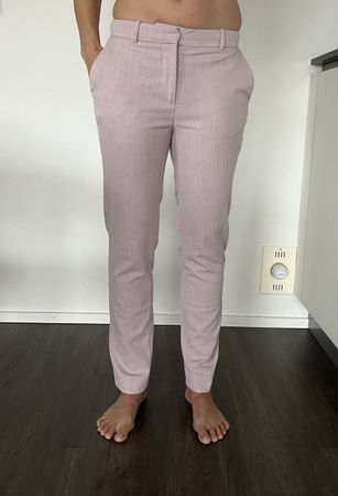 Elegante Stoffhose rosa - 36