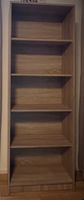 Bücherregal / Regal Holzoptik braun mit 5 Ablagefächern