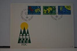 Fürstentum Liechtenstein FDC  FL 29.08.1968 Vaduz