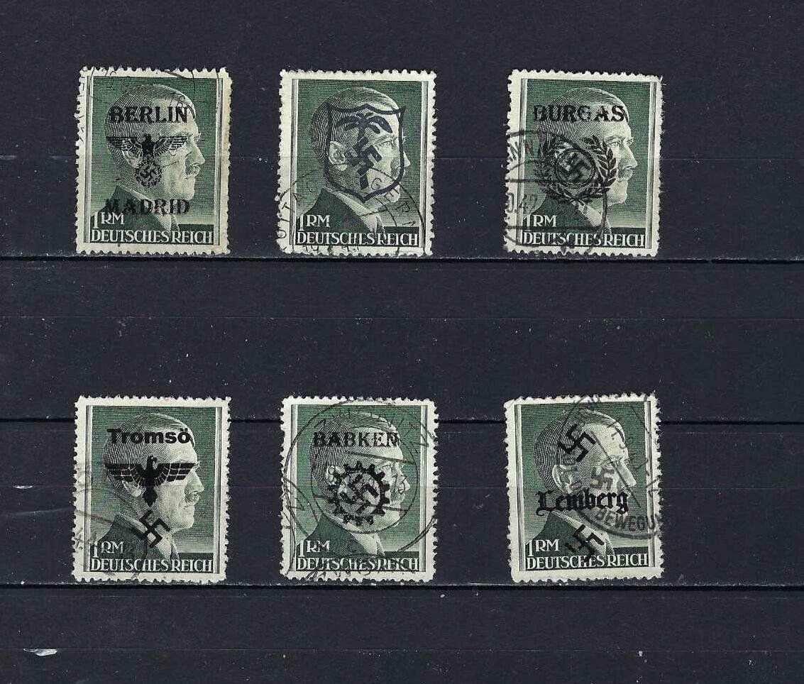 Tutti i francobolli: Hitler mit Aufdruck gest. – Usato da Altstätten SG venduto da Nandodax