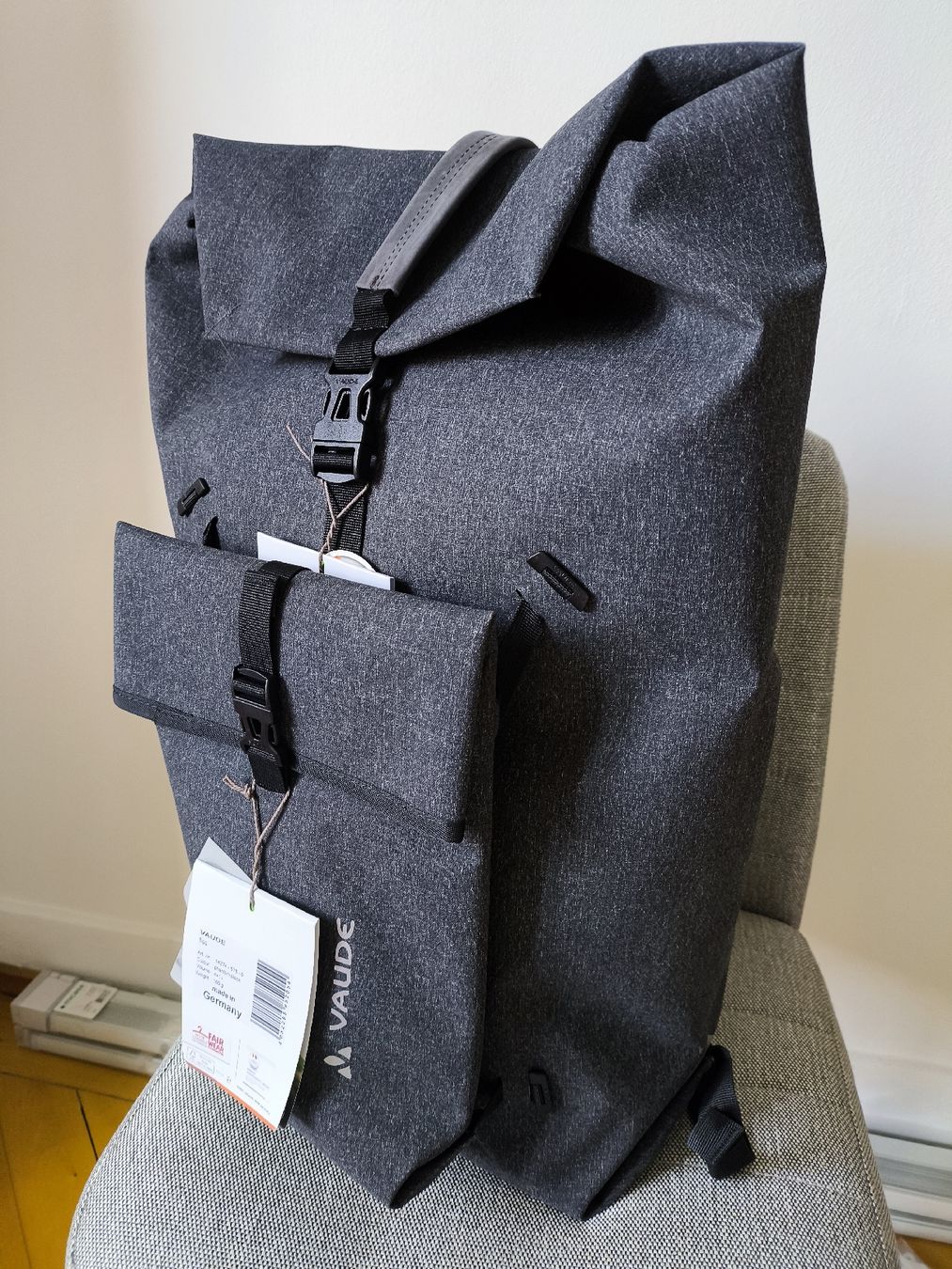 Vaude Zaini: Vaude Wolfegg +Egg Rucksack phantom black - NEU! – Nuovo e nell'imballaggio originale da Bern venduto da stefsvolta