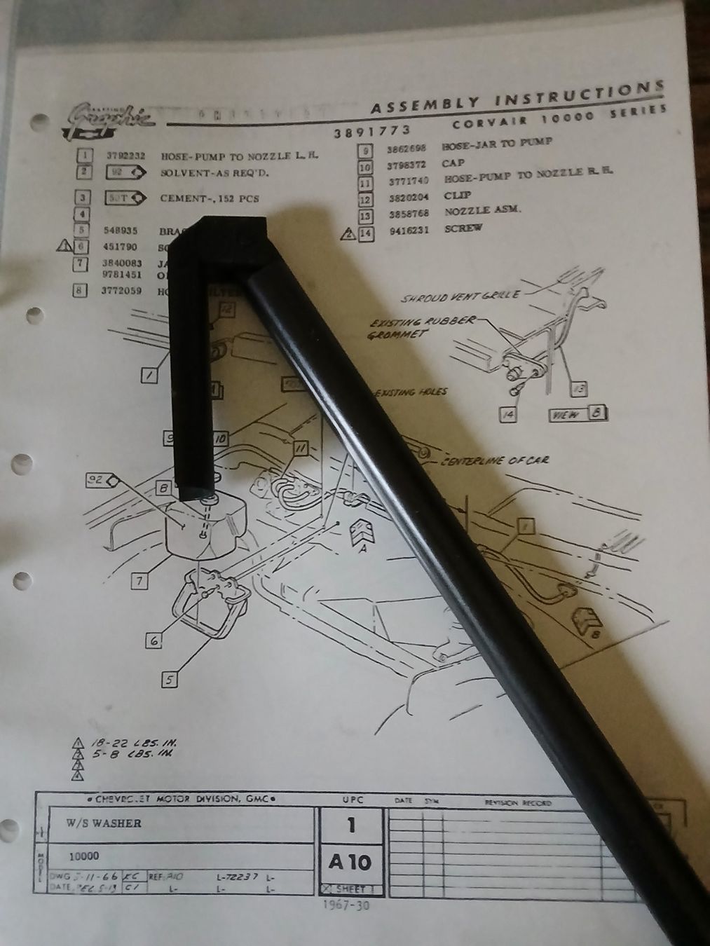 Tous les outils: Chevrolet Corvair – D'occasion à Turbenthal par mau_2c8y