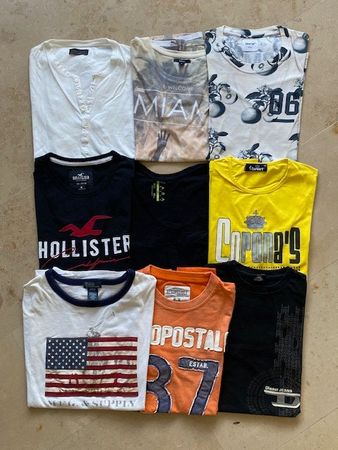Kleiderpaket Herren 10 Kleidungsstücken, T-Shirts Gr. M&L