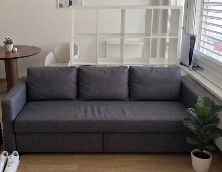Ikea Sofas: 3er Bettsofa, Dunkelgrau, IKEA – Gebraucht aus Langenthal von lau_vv9q