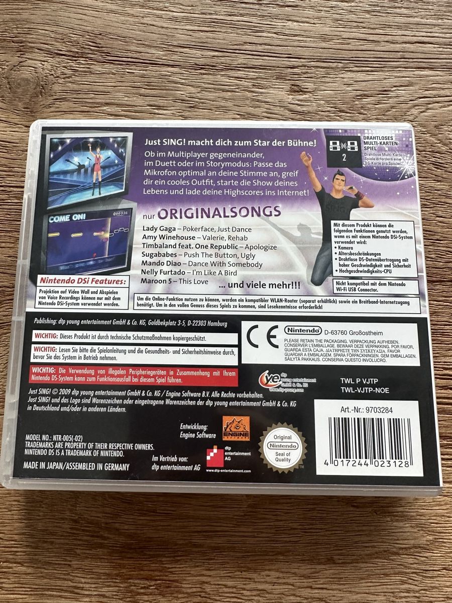 Nintendo Spiele: Nintendo DS Just Sing – Gebraucht aus Dänikon ZH von Annikaberg 1