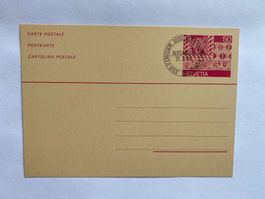 Postkarte Ausgabetag 21.2.84