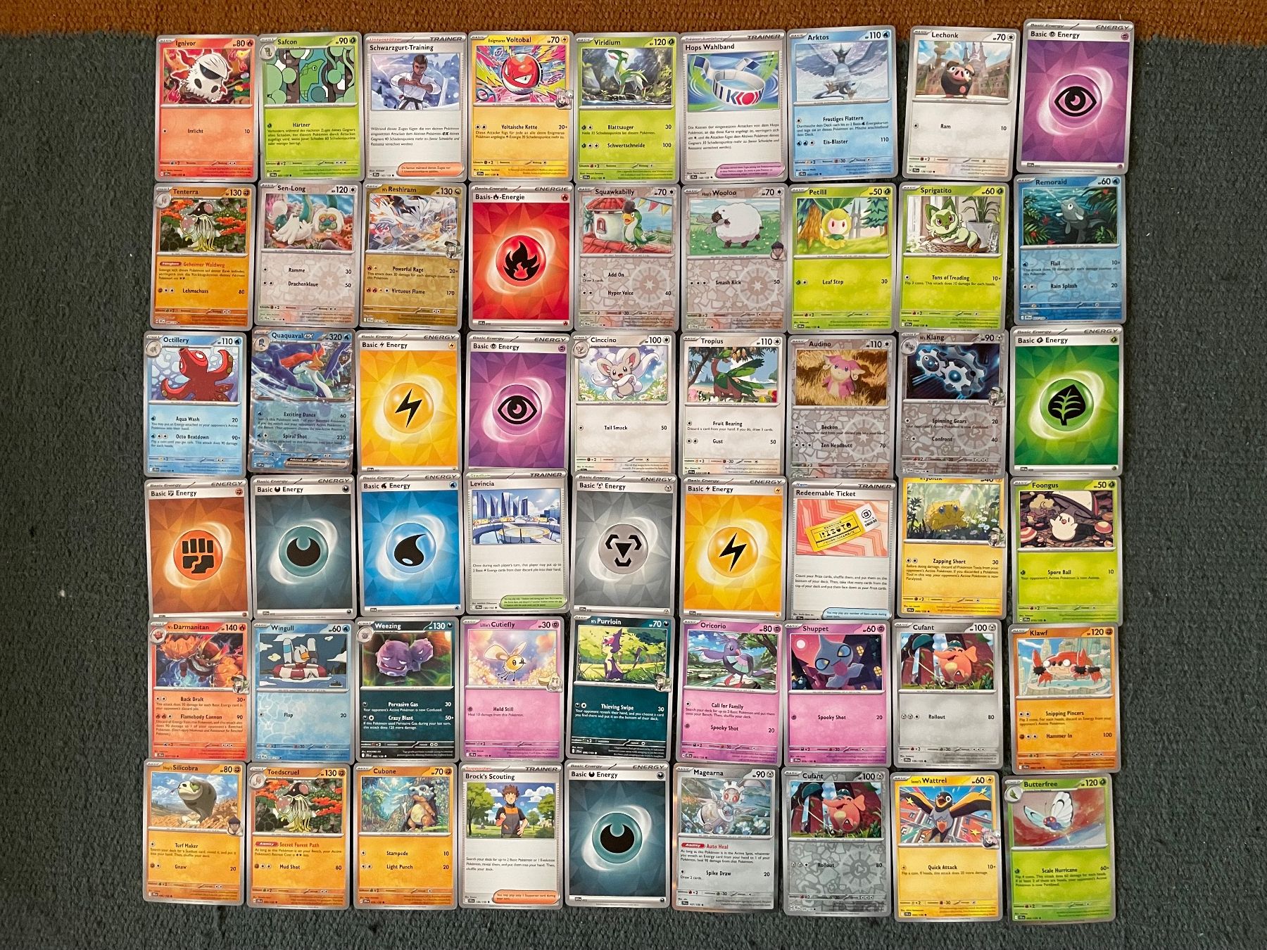 Pokémon Sammelbilder & Trading cards: 54  Pokémon-Karten – Gebraucht aus Zürich von botata01