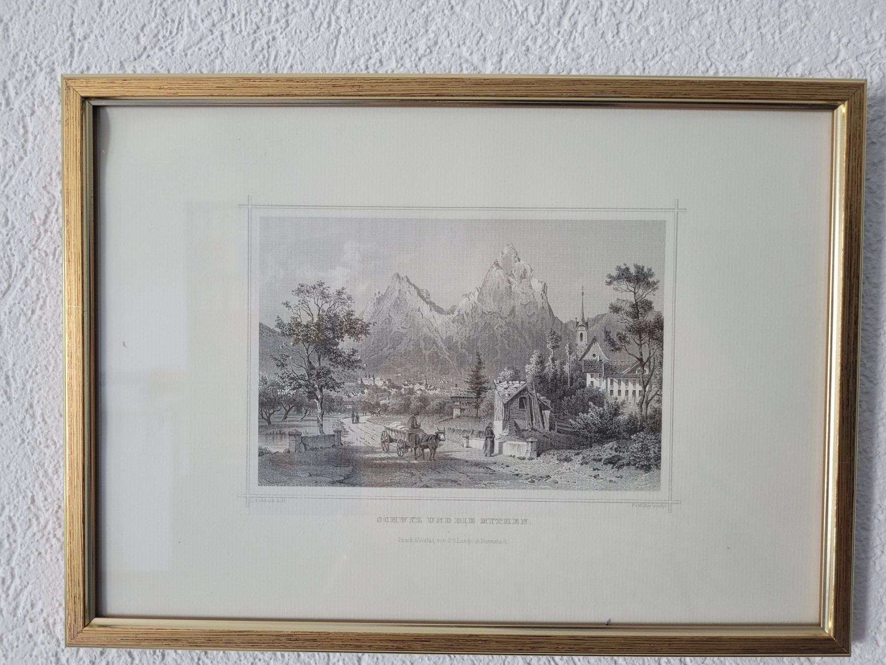 Foto & Immagini: Bild mit Rahmen: SCHWIZ UND DIE MITHEN – Usato da Lumbrein venduto da GC67
