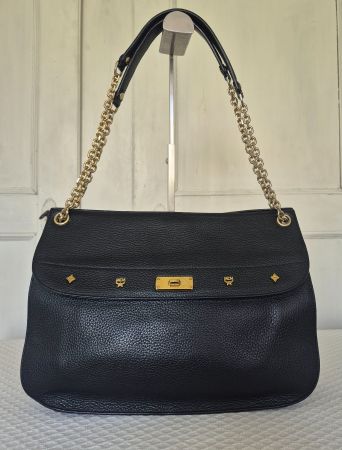 MCM Crossbody Bag, aus Leder