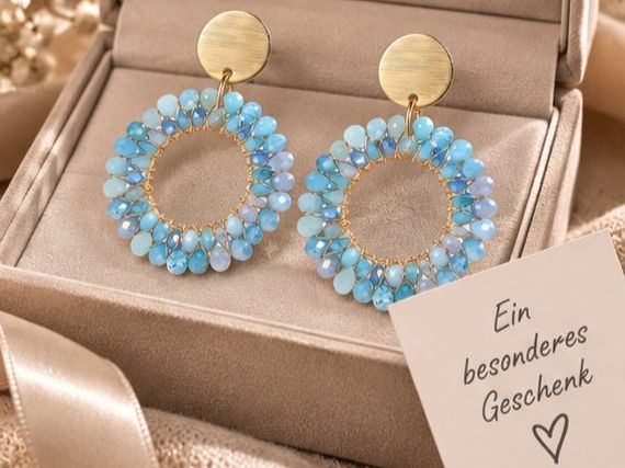 Orecchini pendenti & Orecchini a lobo: Ohrringe Edelstein vergoldet – Nuovo e nell'imballaggio originale da Hemmental venduto da Aureumgold 3