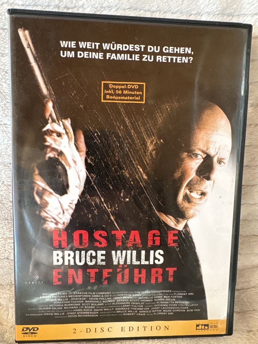 Tutti i DVDs: DVD Bruce Willis Hostage Entführt – Usato da Rümlang venduto da euqinom16