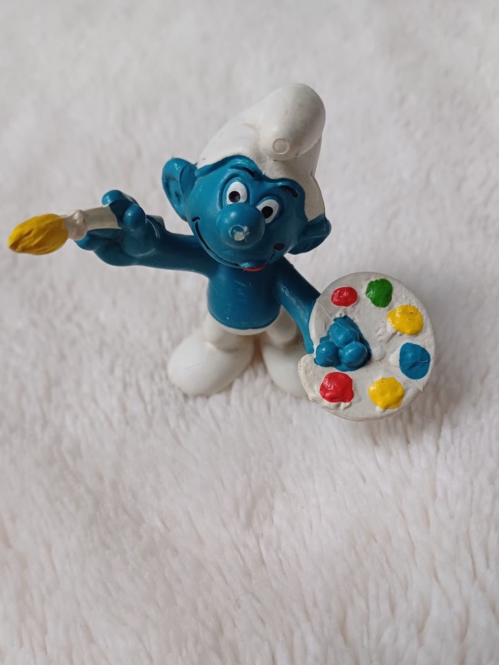 Schleich Figuren: Maler Schlumpf - Schleich und Peyo - 1980 – Gebraucht aus Würenlos von Abracadabra26