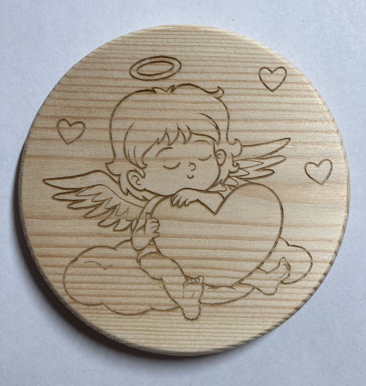 Sottobicchieri: Untersetzer-Set Engel – Nuovo e nell'imballaggio originale da Trimmis venduto da Laserart_FN 2