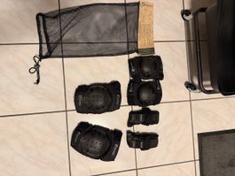 Protektoren Set 3-teilig schwarz